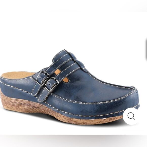 SPRING STEP HAPPY CLOGS-NAVY size 10.5 - Picture 2 of 7